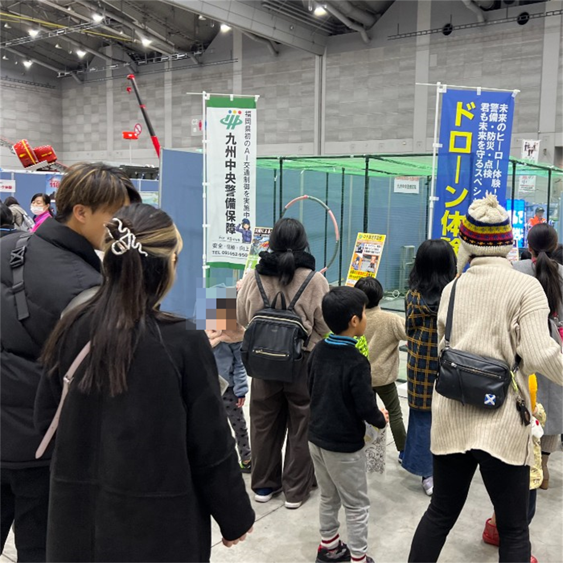 防災イベントでのドローン体験