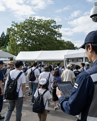 雑踏警備の現場
