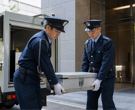 貴重品運搬警備業務